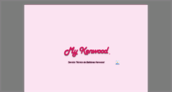 Desktop Screenshot of kenwoodchef.com.ar