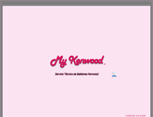 Tablet Screenshot of kenwoodchef.com.ar